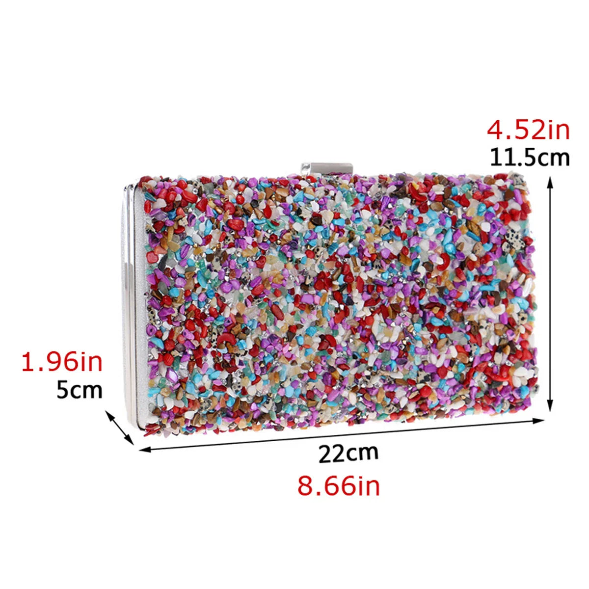 Woman Evening bag Women Diamond Rhinestone Clutch Crystal Chain Shoulder Small Purse Wedding Purse Party Evening Bags