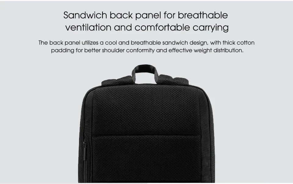 Classic Business Backpack 2 Fashion Laptop Bag for Men and Women Travel Large Capacity Backpack