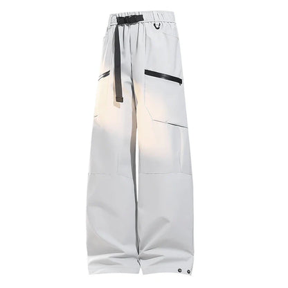 Autumn Hiking Pants Male With Belt Outdoor Waterproof Windproof Camping Trousers Spring Women Wear-Resistant Mountaineering Pant