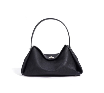 Minimalist Lady Soft Genuine Leather Pillow Crossbody Bag Women's Convertible Shoulder Bags 2026 New Chic Solid Color Handbag