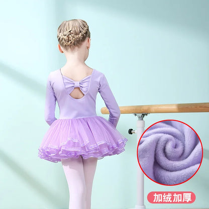 Children's Dance Costume Girl Dress Tutu Outfit Vestido Girls Clothes Ballet Leotard Robe Fille Summer Ballet Skirt Baby Dresses