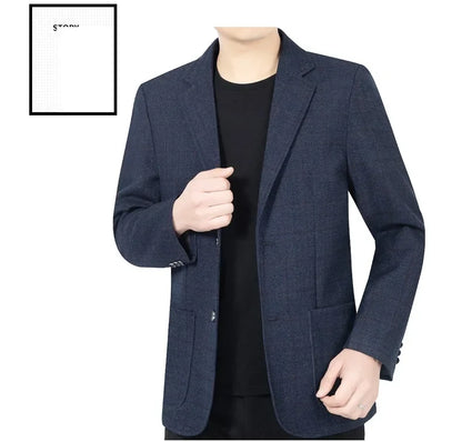 Brand Fashion Suits Blazer Mens Checked Spring Blazer for Men Stylish 2026 Autumn New in Suits Blazers Men Clothing