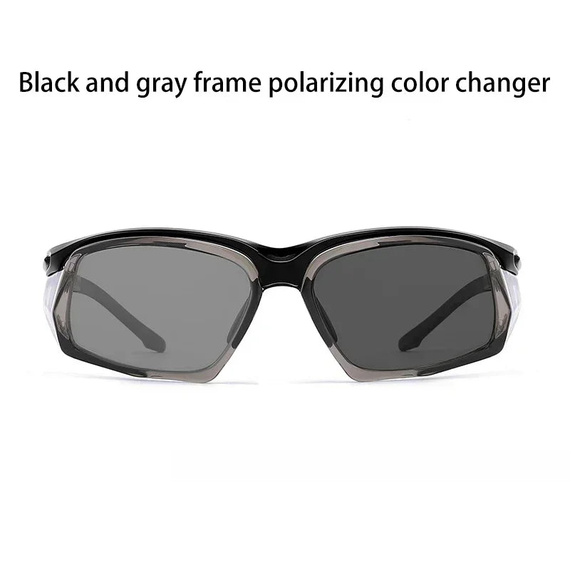 Sports Running Sunglasses Men Mountaineering Wind  Sand TR90 Polarized Sunglasses Safety Eyewear Customizable Prescription