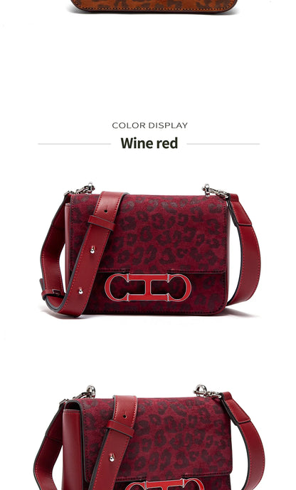 Magnetic Flip Cover 2025 New Synthetic Leather Red Business Women's Bag Women's Crossbody Bag