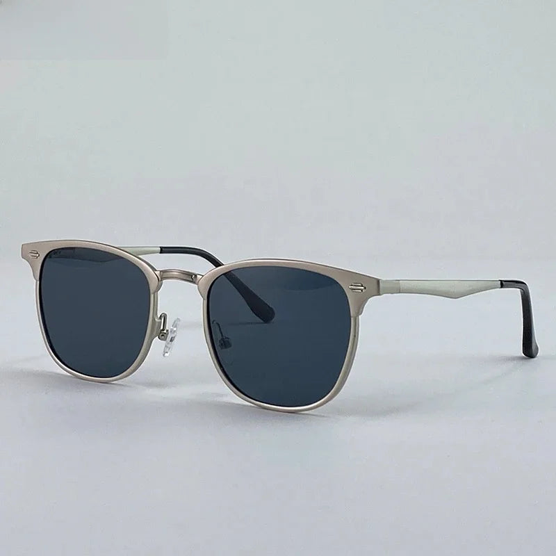 New Arriavl Square Sunglasses Men 2026 Luxury Brand Metal Frame Retro Punk Sun Glasses Male Driving Shades Vintage Eyewear UV400