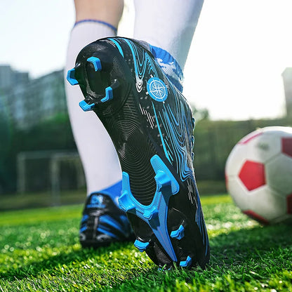 Men's football shoes with long studs for men, women, children, boys, teenagers, sports sneakers, outdoor training shoes