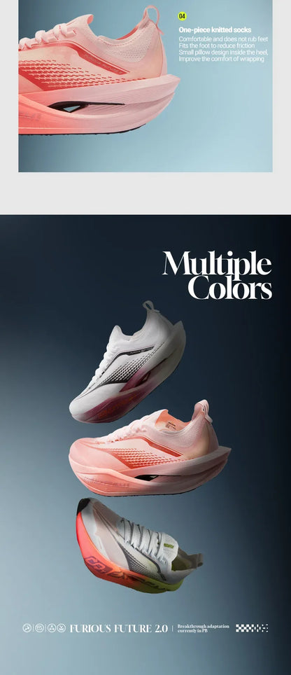 Furious Future 2.0 Running Shoes Marathon Plate Racing Carbon Breathable Durable Cushion Stable Sneakers 672512201