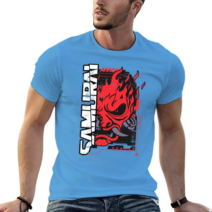 samurai rock band T-Shirt oversizeds rapper graphic tees graphic tee shirt man clothes mens graphic t-shirts hip hop