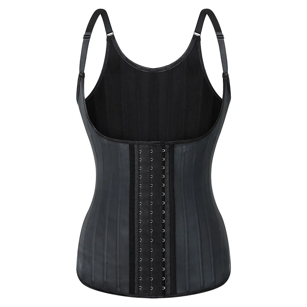 Women Latex Waist Trainer Women Binders Shapers Modeling Strap Corset Colombian Girdles Body Shapewear Faja Shape Sport Vest