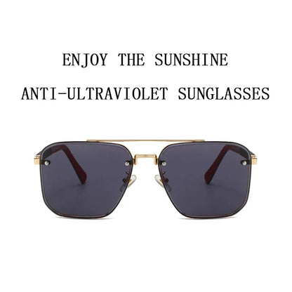 2023 Luxe Square Sunglasses For Men Vintage UV400 Sunglasses Women Trendy Fashion Sun Glasses Retro Gafas De Sol Hombre Lunette