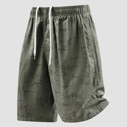 Men's Baggy Shorts Lightweight Cotton Casual Elastic Waist Drawstring Y2K Shorts Loose Fit Travel Beach Running Gym Shorts