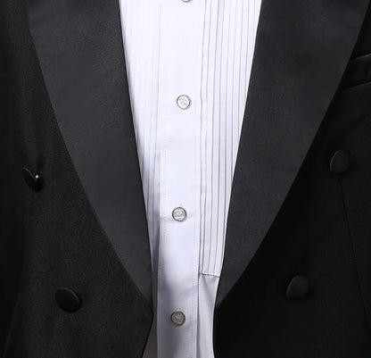 2024  Bent Flower Red/black /white Men's Dress Tuxedo Set Two-pieces,magician's Stage Performance, Conductor's Blazer Jacket