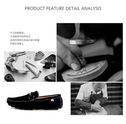 48 Extra Large Size Frosted Couple Style Halloween Gift 2025 Autumn New Beanie Shoes British Style Slip-On Lazy Men's Shoes Driving Lightweight Non-Slip Casual Leather Shoes