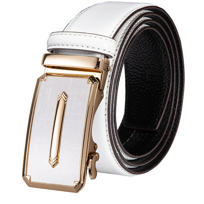 Men's Orange Brown Belt for Jeans New Yellow Green Blue Leather Jeans Belts Fashion Cowboy Genuine Leather Belt Strap