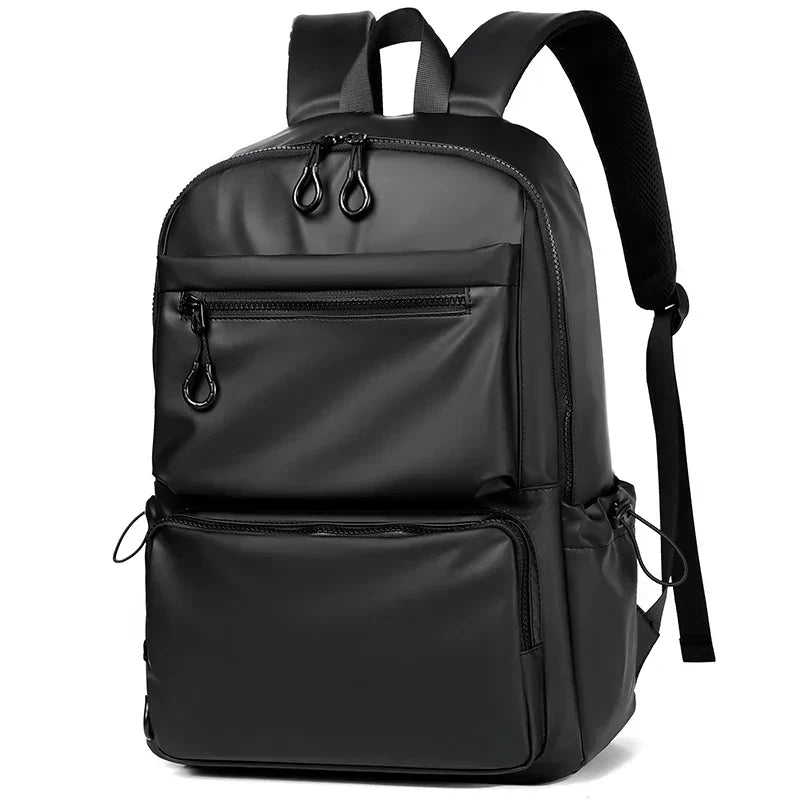 1Pcs 14-inch Fashion Casual Backpack, Spacious Laptop Compartment,Waterproof Fabric,Ideal for Men, Students, and Professionals