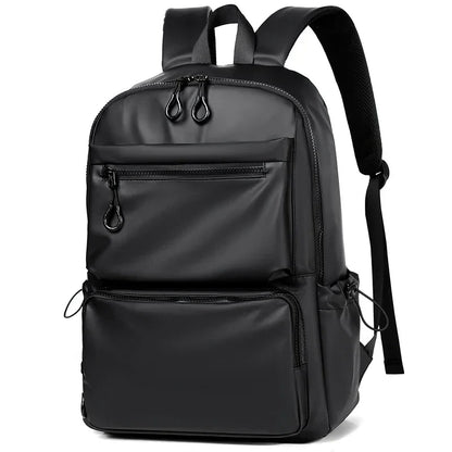 1Pcs 14-inch Fashion Casual Backpack, Spacious Laptop Compartment,Waterproof Fabric,Ideal for Men, Students, and Professionals