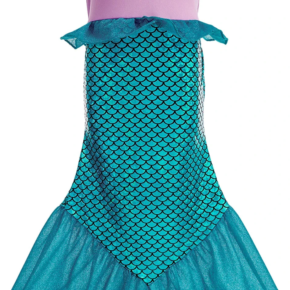 Girls Elsa Anna Dress Children Princess Carnival Dress Kids Jasmine Rapunzel Pageant Flower Disguise Birthday Cosplay Costume