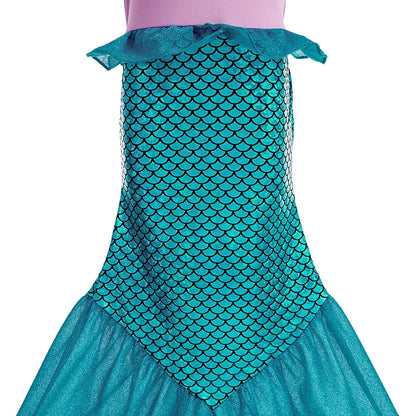 Girls Elsa Anna Dress Children Princess Carnival Dress Kids Jasmine Rapunzel Pageant Flower Disguise Birthday Cosplay Costume