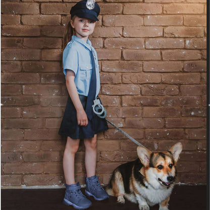 Dress Up America Police Costume for Police Officer Costume for  - Cop Uniform Set with Accessories  Party Show Gifts