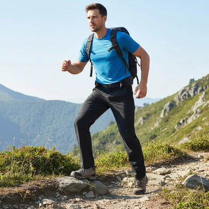 Fanuocetar Mens Removable Hiking Pants for Summer Quick Dry Camping Trekking Climbing Outdoor Scratch-resistant Stretch Pants