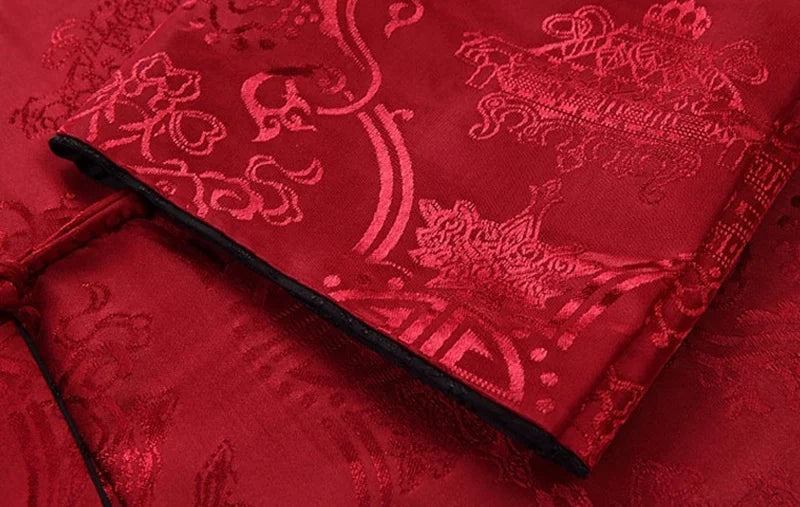 Men Chinese Dragon Shirt Kung Fu Coats China New Year Tang Suit Traditional Chinese Clothing For Men Jackets Hanfu Men Clothing