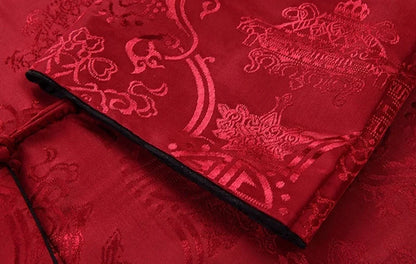Men Chinese Dragon Shirt Kung Fu Coats China New Year Tang Suit Traditional Chinese Clothing For Men Jackets Hanfu Men Clothing
