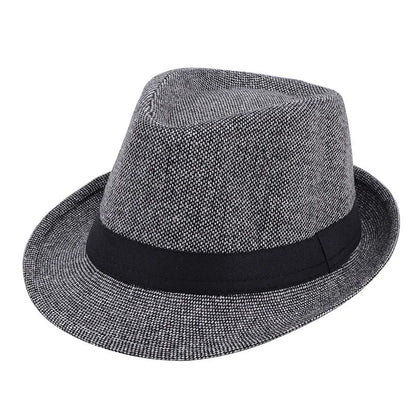 Spring Summer Wool Wedding Hat for Mid-Aged Men Couple Fashion Autumn Winter Party Plaid Luxury Design Jazz Hat Fedora Hat Women