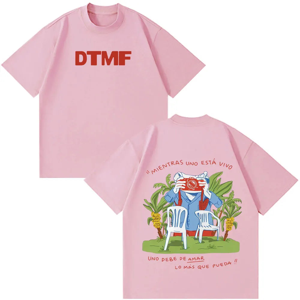 Rapper Bad Bunny Tour 2026 Print T Shirt Men Women Hip Hop Oversized T-shirts Summer Cotton Casual Aesthetic Trendy T-shirt