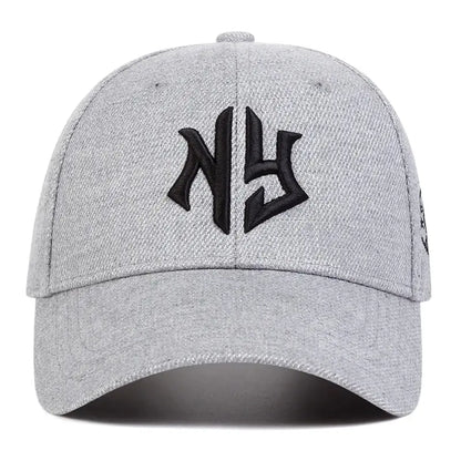 Unisex NG Letter Embroidery Baseball Caps Spring Autumn Outdoor Adjustable Casual Hats Sunscreen Hat