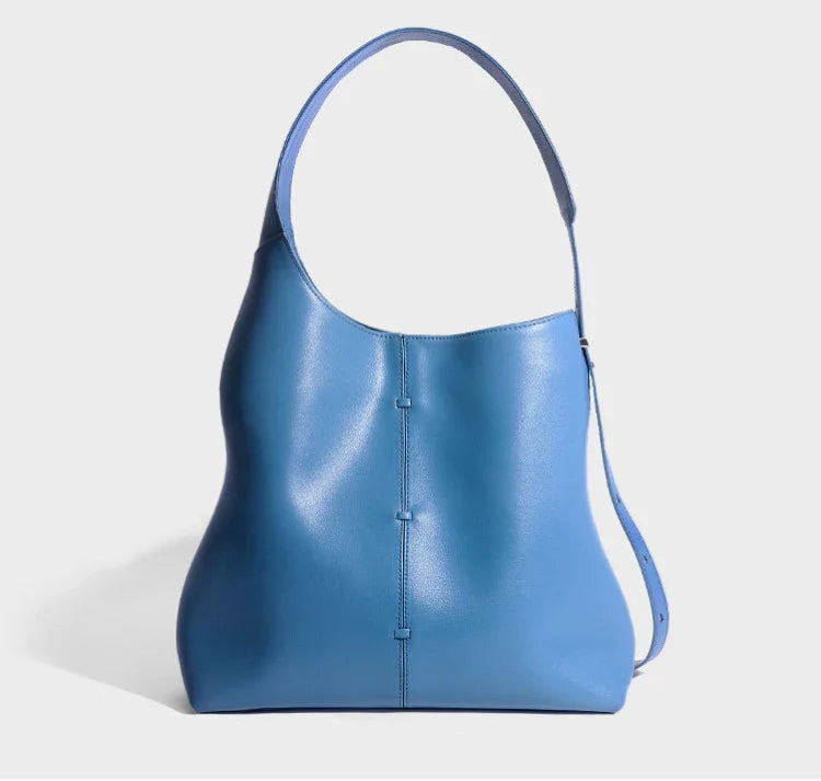 Female genuine leather bag large capacity handbags shoulder bag big tote bags for women shopping bag large Luxury bag