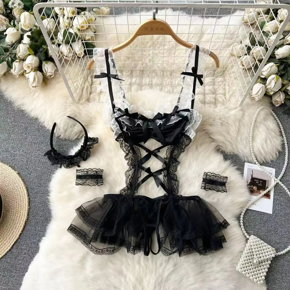 Woman Plus Size Sexy V-Neck Strap Dress Lace Trim Slim Short Dress Women Fashion Comfortable Dress Party Hotsweet