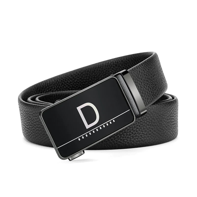 Men's Luxury Designer Belt - Automatic Alloy Buckle with 3.5cm Genuine Leather Belt for Business Suits Casual Belt Men