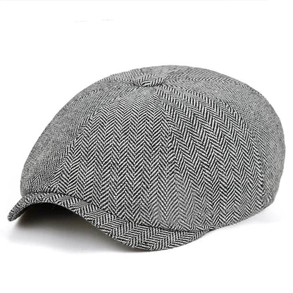 Classic Hat for Men Caps Vintage Retro Tweed Peaky Blinders Beret Hat Flat Peaked Cap Street Hats for Women Men