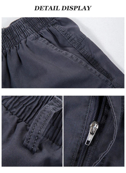 Men's Pants New Cargo Pants Outdoor Casual Pants Cotton Comfortable Thin Style Sweatpants Multi-Pocket Work Pants