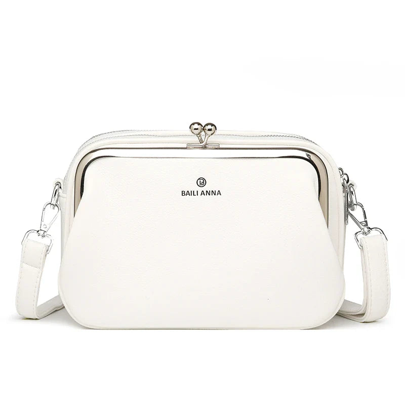 Elegant Shoulder Bag for Women Soft Leather Crossbody Bags Designer Multiple Pockets Messenger Bag Ladies Purses and Handbags