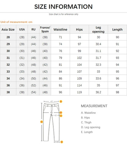 Nine-Point Pants Men's 2025 New Spring Autumn Fashion Casual Denim Trousers Cotton Slim Jeans  Blue Male Clothing Brand Clothing