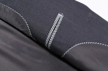 2026 Autumn Winter New Mens Soild Color Suit Jacket Single Breasted Men Business Casual Suit Coat Grey Blue Male Blazer Outwear