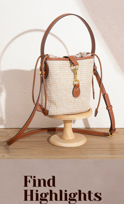 Minimalist and Versatile Summer New-arrival Straw Handbag for Women Exquisitely Crafted Women's Shoulder Bag