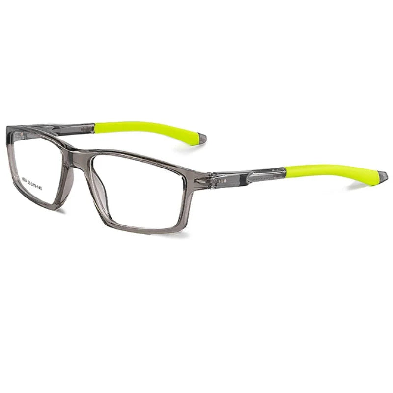 Geometry Sports Men Women Running Anti-dropout Reading Glasses TR90 Prescription Anti Blue Light Myopia Customized 9804