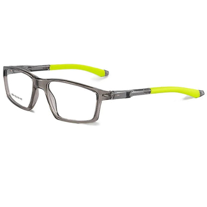 Geometry Sports Men Women Running Anti-dropout Reading Glasses TR90 Prescription Anti Blue Light Myopia Customized 9804