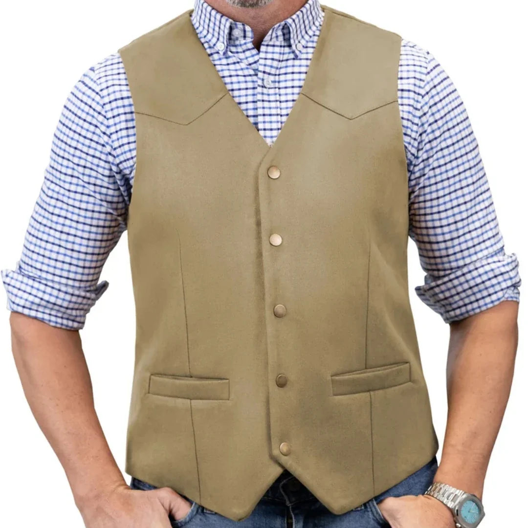 Men Vest Gold Suede Velvet Single Button V Neck Waistcoat For Wedding Birthday Party Business Work Daily Casual Men Suit Vest