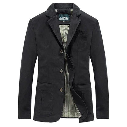 Men Casual Blazers Jackets Suits Coats High Quality Male Cotton Slim Fit Blazers Mujer Business Casual Blazers Coats Size 4XL