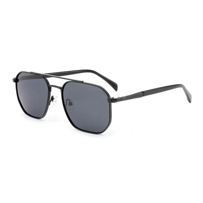 Fashion Myopia Polarized Prescription Sunglasses Men Trend Metal Uv400 Protection Pilot Corrective Sun Glasses RTM-2102