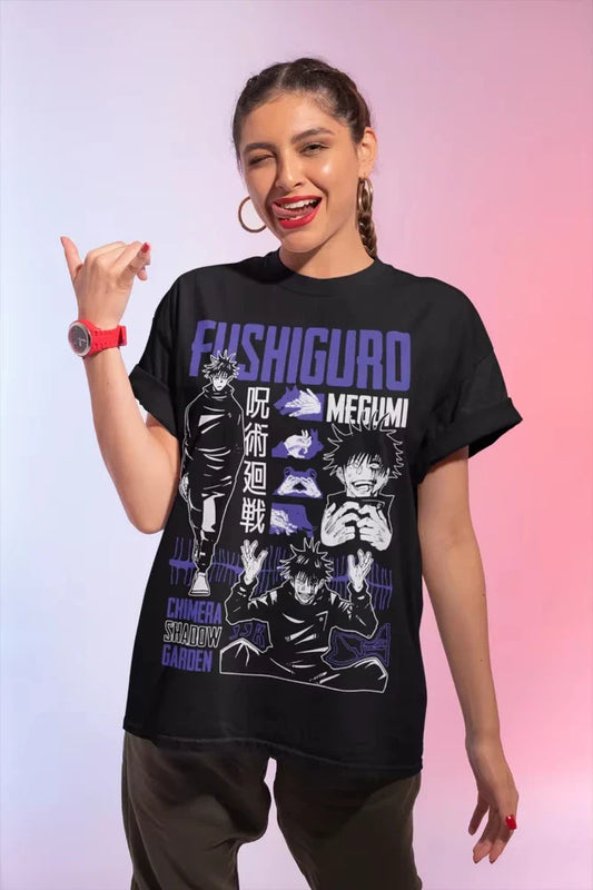 2026 New Megumi Fushiguro JJK T-shirt Jujutsu Kaisen Gojo Satoru shirt Soft T-shirt all sizes available
