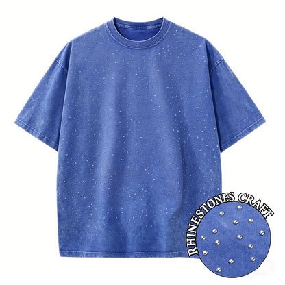 Men's Women Washed Vintage T-Shirts Street Hip Hop Retro Punk T Shirt Harajuku Casual Cotton Short Sleeve Couple TShirts Tees