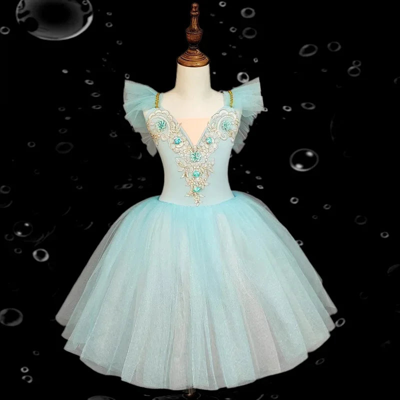 Girl Ballet Dress Tutu Outfit Vestidos Princess Dance Costumes Kids Clothes Summer Girls Dresses Ballet Leotards Children's Day
