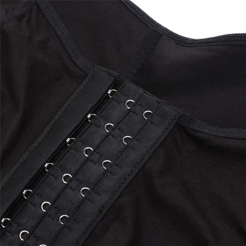Shapewear High Compression Bodysuit Girdles with Brooches Bust for Daily and Post-Surgical Use Slimming Sheath Belly Women