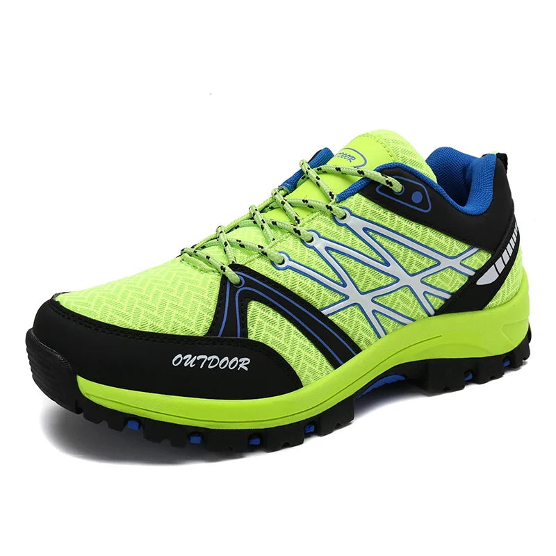 Brand Hiking Shoes Men Mesh Breathable Travel Shoe Outdoor Waterproof Hunting Fishing Shoes Mountain Off-Road Riding Sports Shoe