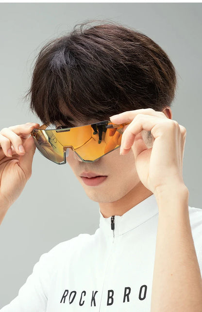 Cycling Glasses Lightweight Frameless Bike Glasses High-Definition Lenses Road Bicycle Protection Goggles Sport Eyewear