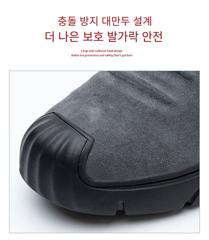 Fashipn 2026 Work Sneakers Men Indestructible Steel Toe Work Shoes Safety Boots For Men Anti-puncture Electric Welding Shoes